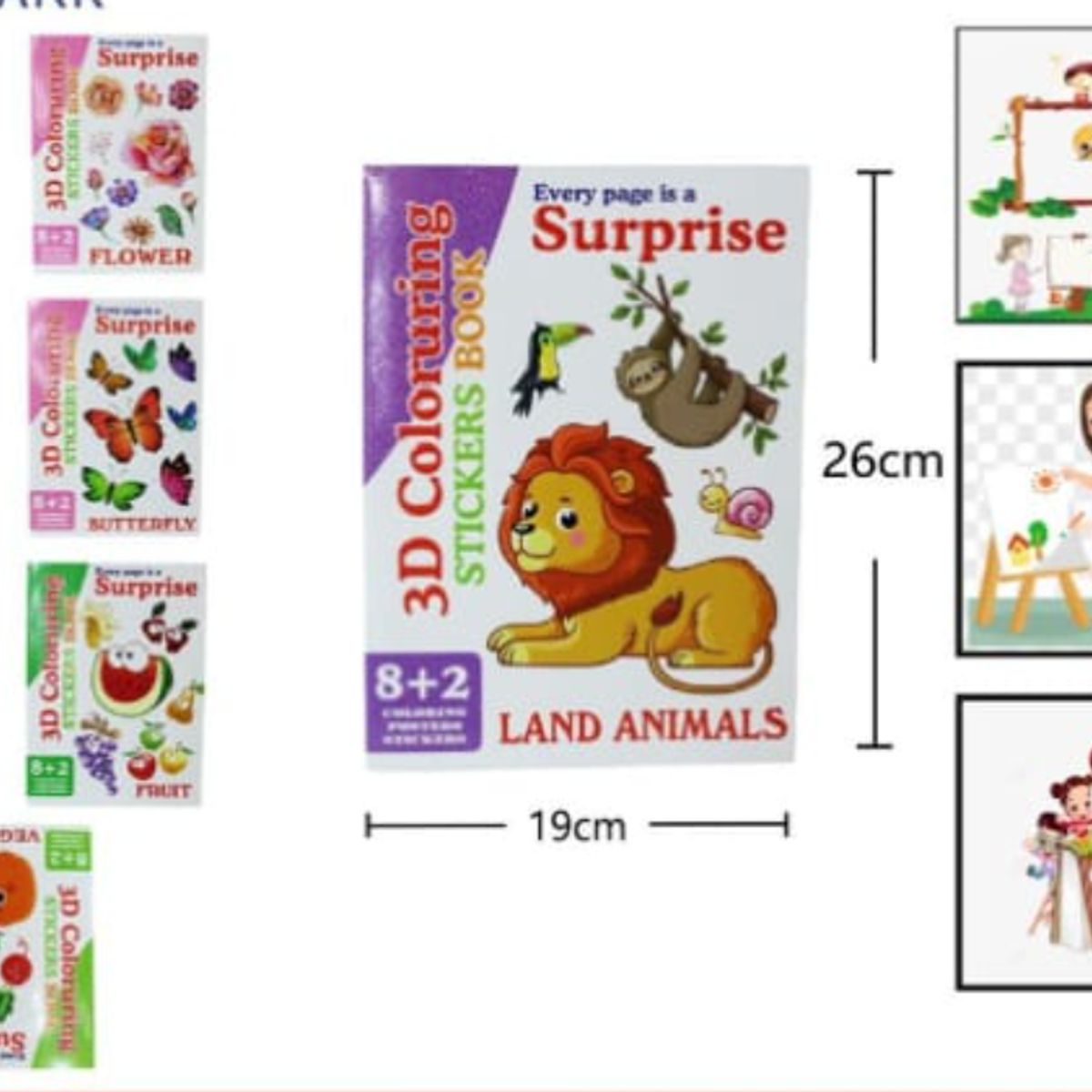 GENERICO - Libro De Colores Para Colorear 26x19 Cm