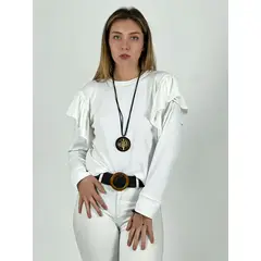 ENIGMATICA BOUTIQUE - Polera Monserrat Faroleo en Hombros