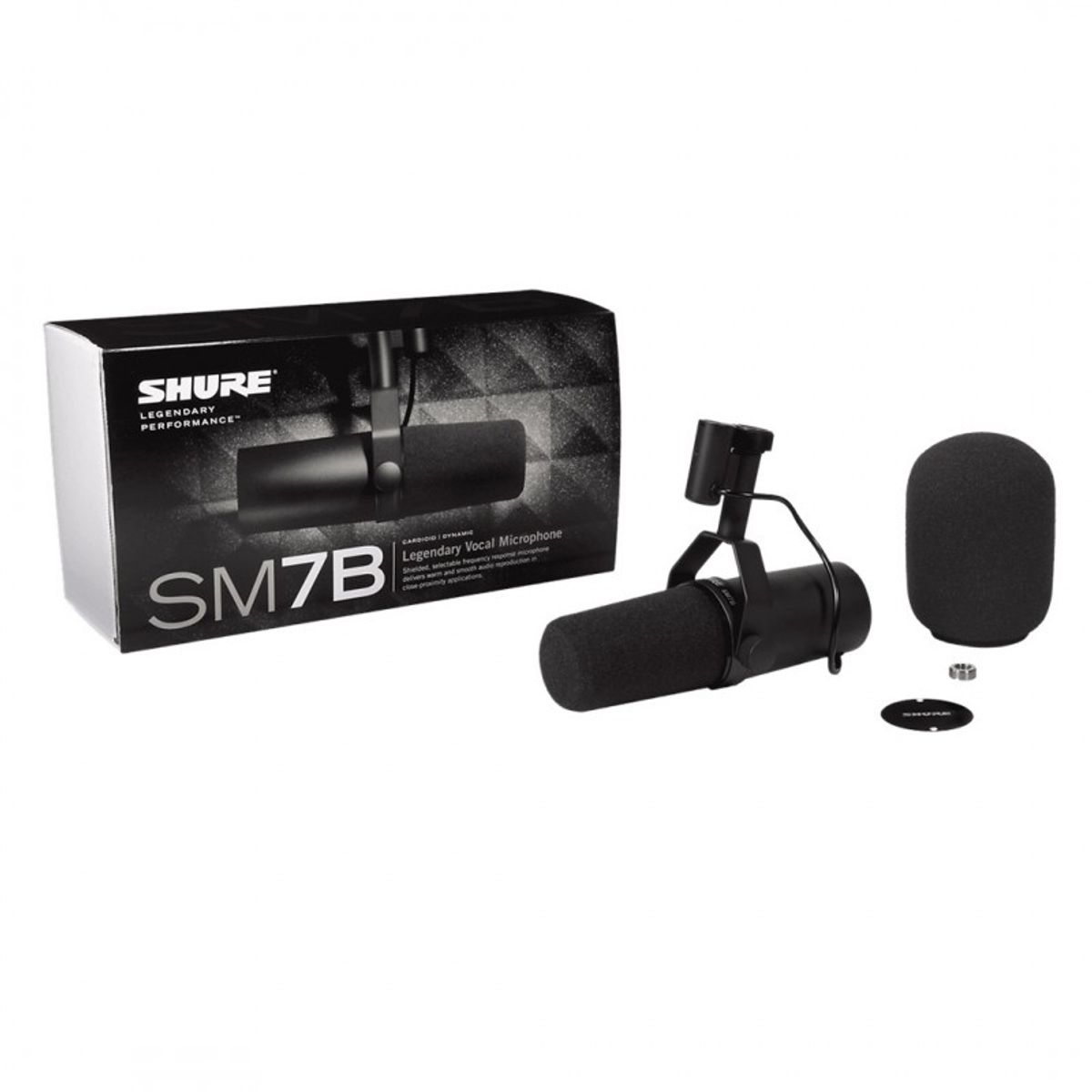 SHURE - Shure SM7B Micrófono Locución y Estudio