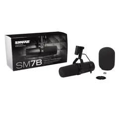 SHURE - SM7B Micrófono Locución y Estudio