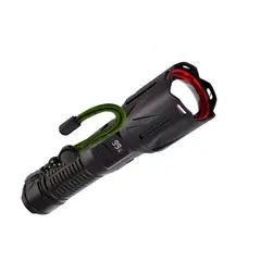 GENERICO - Linterna Led Táctica 12000lm Recargable Con Alarma Sonora