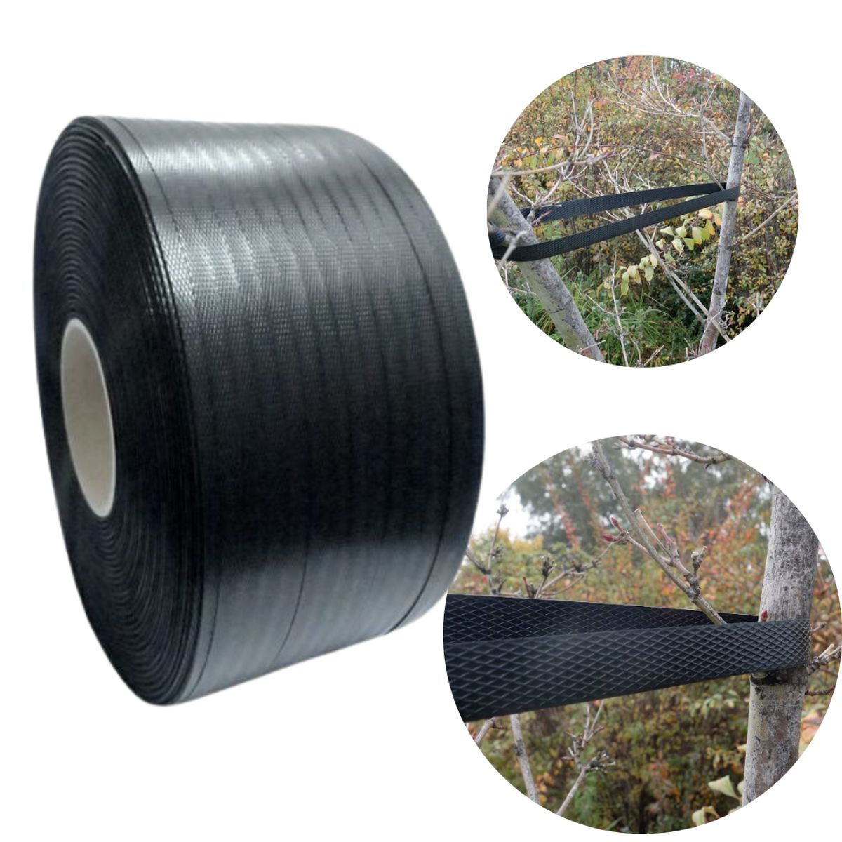 MARIENBERG - Zuncho Árbol Rulet 9,5mmx0,50mm A100 1800m con UV Negro 1 uni