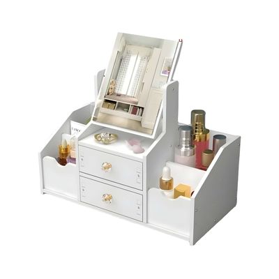 Imagen 2 del producto ORGANIZADOR DE MAQUILLAJE CON ESPEJO RECTANGULAR