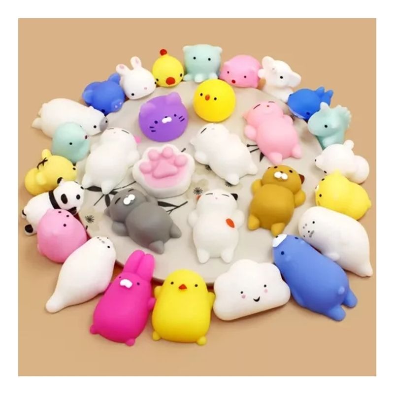 GENERICO - Paquete 50u Squishy Juguetes Antiestrés Mochi Squishy Toys