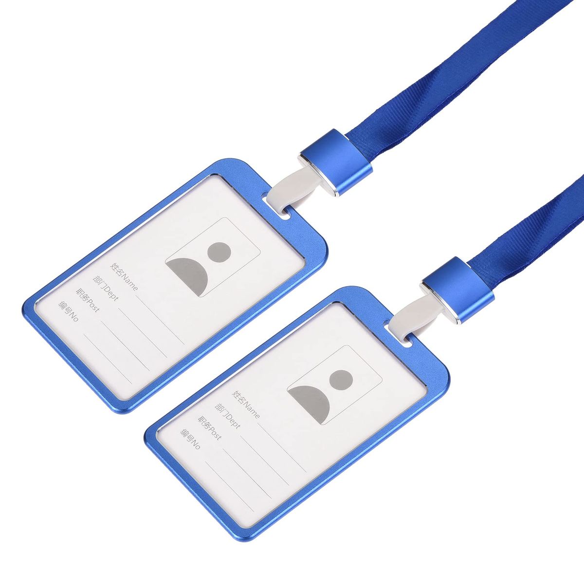 EDWINAYY - Pack 5 Porta Credenciales + 5 Cinta Lanyard Colores