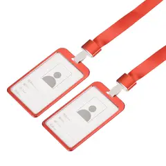 EDWINAYY - Pack 5 Porta Credenciales + 5 Cinta Lanyard Colores