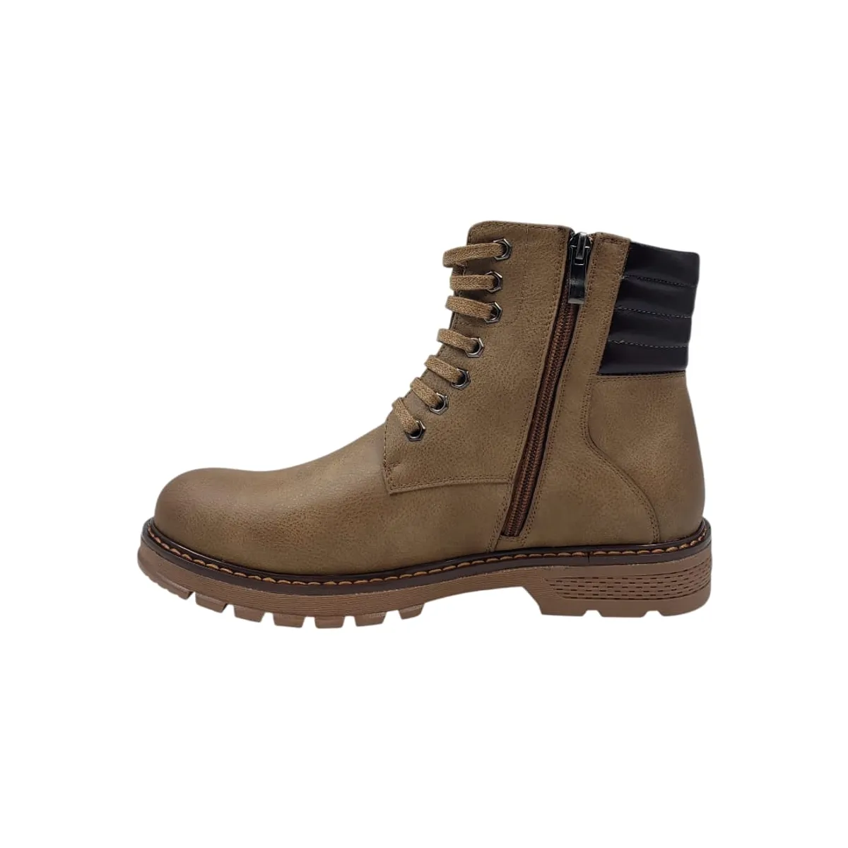 HERIEL - Botín Beige Clásico Hombre