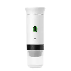 GENERICO - Cafetera Portatil Espresso 3 en 1 con Capsulas 120ml Inalambrica Blanca