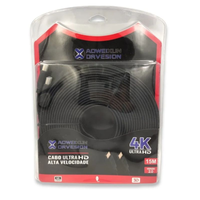 GENERICO - Cable Hdmi De 15 Metros 4k versión 2.0