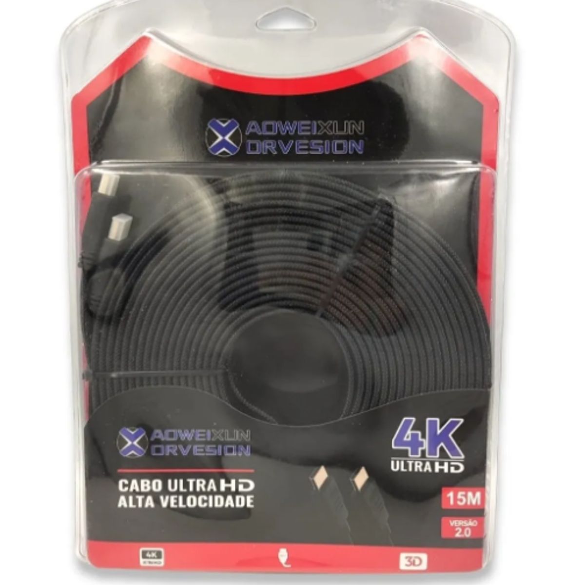 GENERICO - Cable Hdmi De 15 Metros 4k versión 2.0