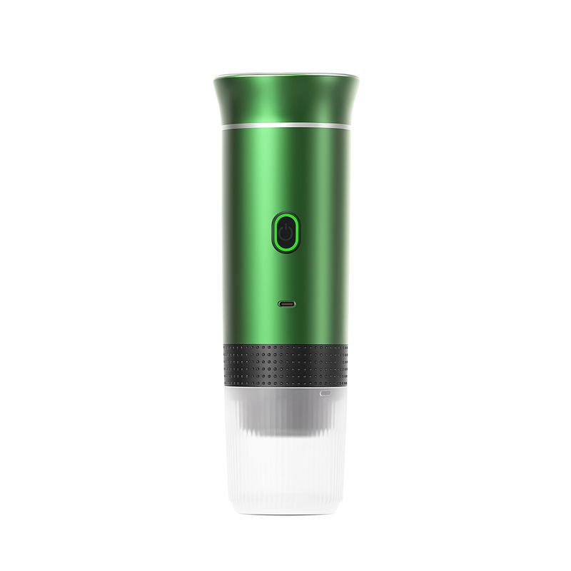 GENERICO - Cafetera Portatil Espresso 3 en 1 con Capsulas 120ml Inalambrica Verde