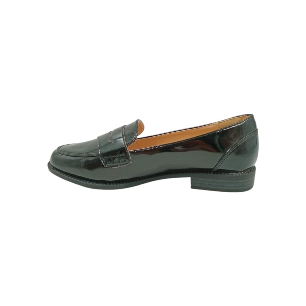 HERIEL - Mocasín Negro Charol Mujer
