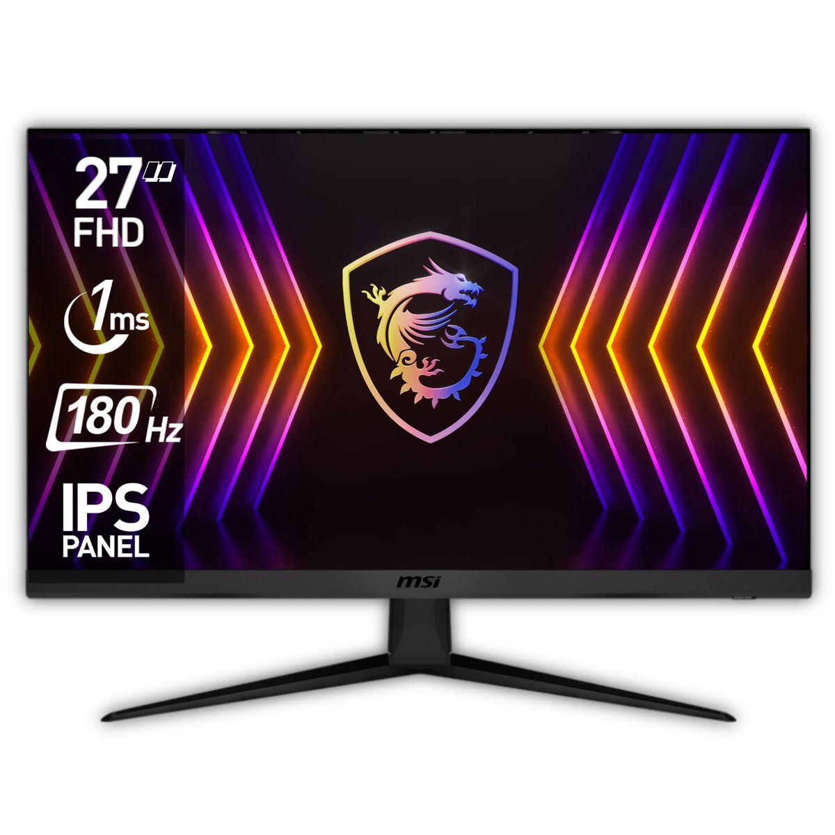 MSI - Monitor Gamer MSI 27 Full HD 180HZ+ HDR Ultra Flat IPS 1ms