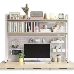 U BUY - Organizador De Escritorio Multifuncional Con Repisa Metal