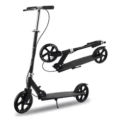TOYUN TOYUN - Scooter Metálico 2 Ruedas Niñoa Calidad 200mm Negro