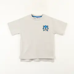 SONIC - Polera Manga Corta Niño Oversize Espalda Gris