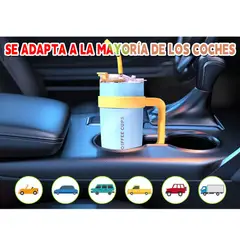 EDWINAYY - Botella Térmica Flip Straw Con Asa Y Pajita - 1200ml