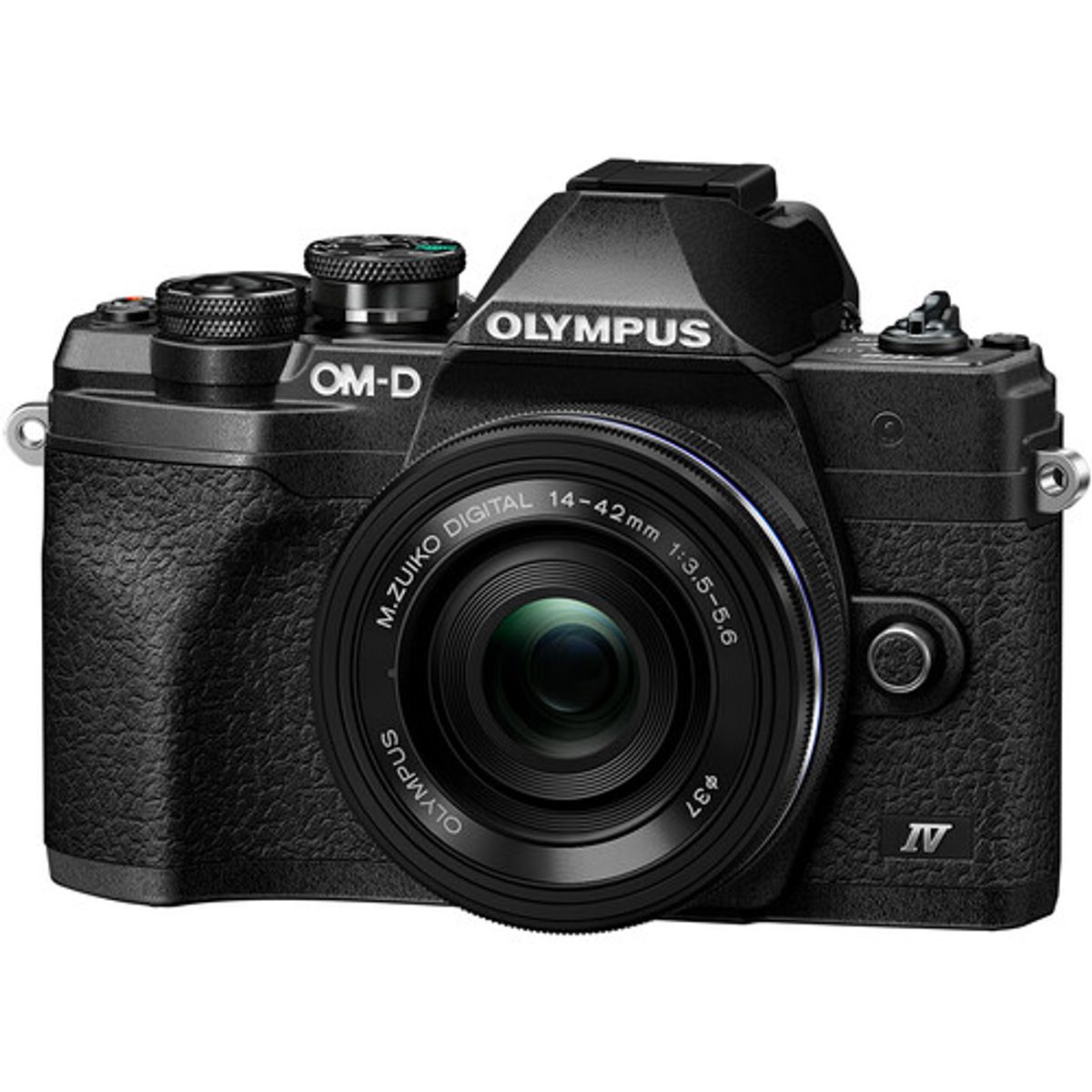OLYMPUS - Olympus OM-D E-M10 Mark IV Mirrorless Camera with 14-42mm Lens - Negro