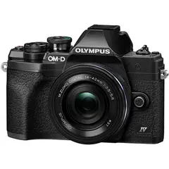 OLYMPUS - OM-D E-M10 Mark IV Mirrorless Camera with 14-42mm Lens - Negro