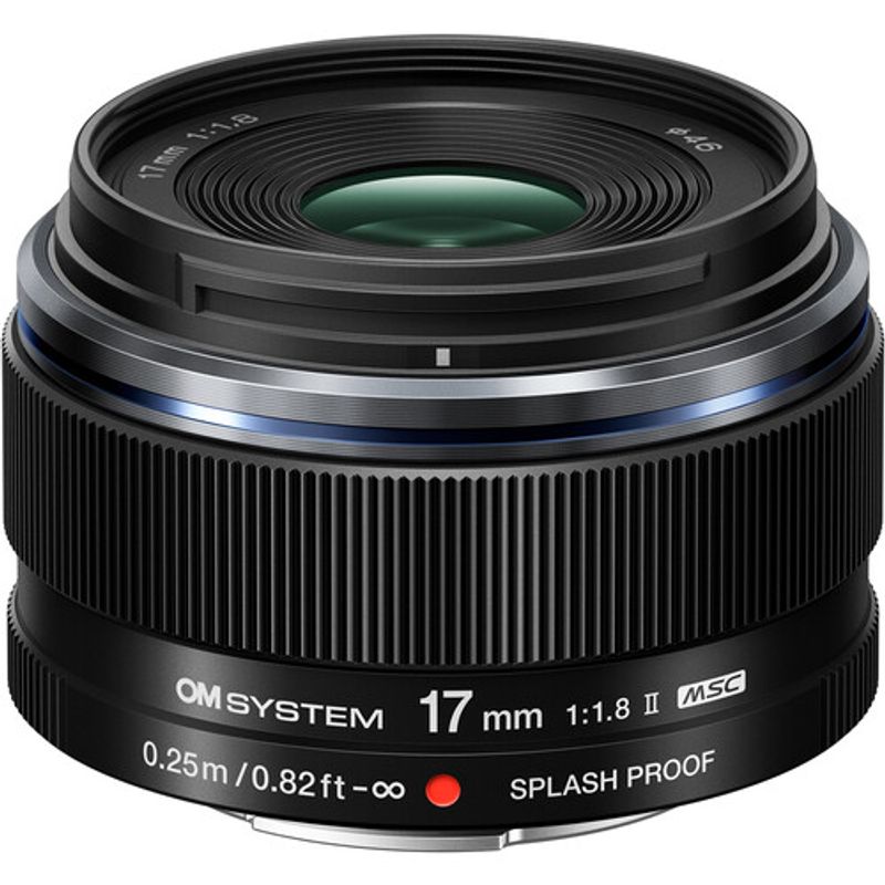 OLYMPUS - Olympus OM SYSTEM M Zuiko Digital 17mm F 1.8 II Lens - Negro