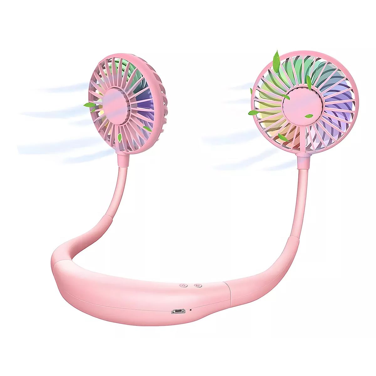 EDWINAYY - Ventilador De Cuello Portátil De Cuello Colgante Portátil