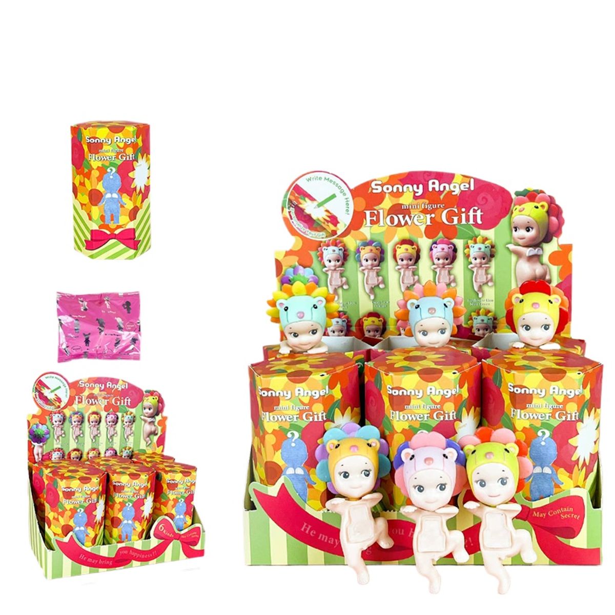 TIOZONEY - 1pc Sonny Angel Caja Sopresa 9cm Coleccionable