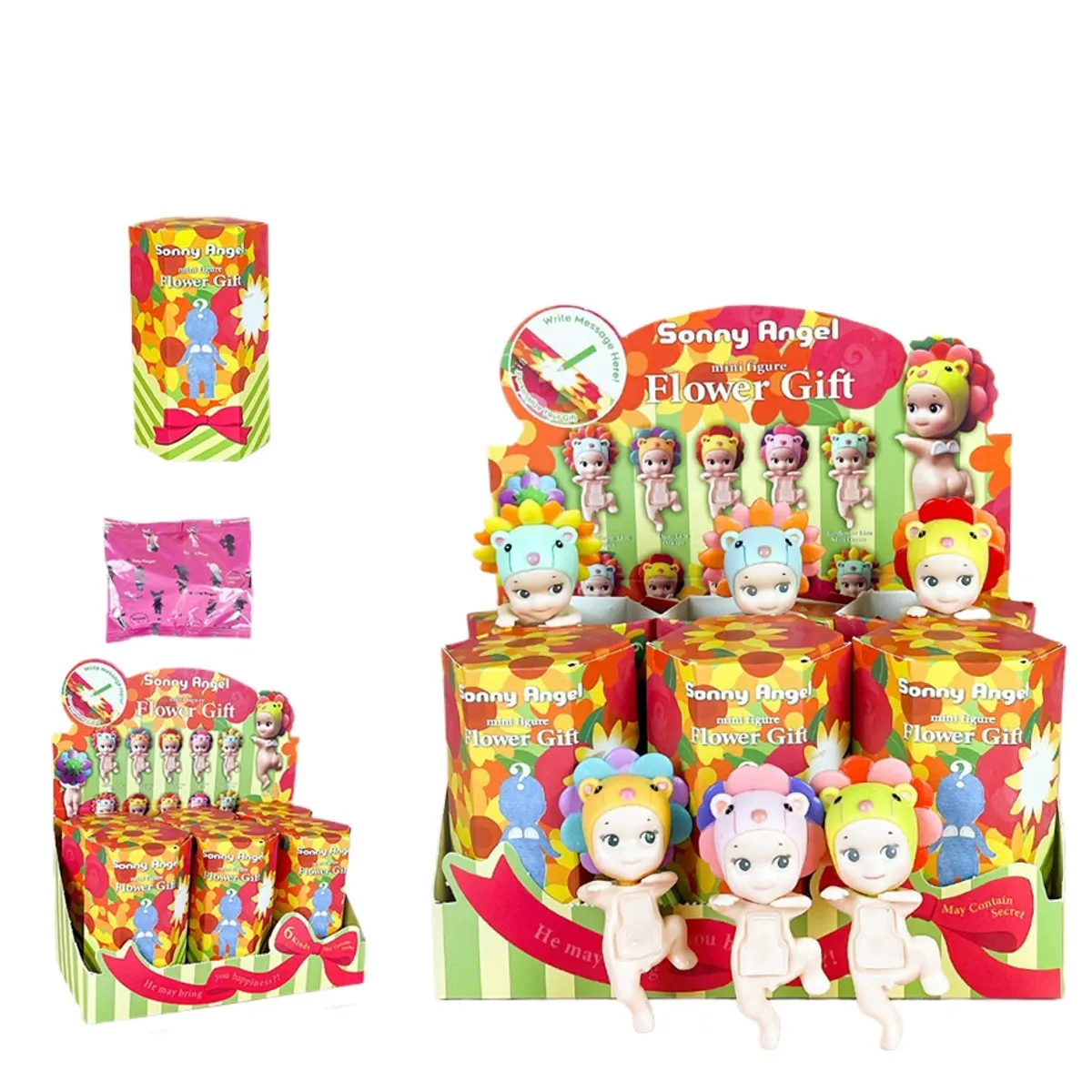 TIOZONEY - 1pc Sonny Angel Caja Sopresa 9cm Coleccionable