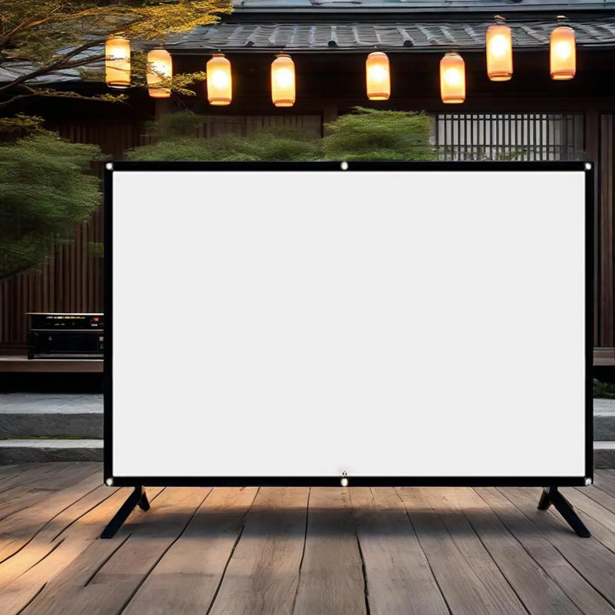 GENERICO - Pantalla Blanda De Poliéster Para Proyector