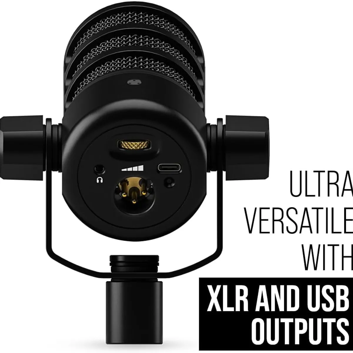 RODE - Rode PodMic USB Versatile Dynamic Broadcast Microphone - Negro