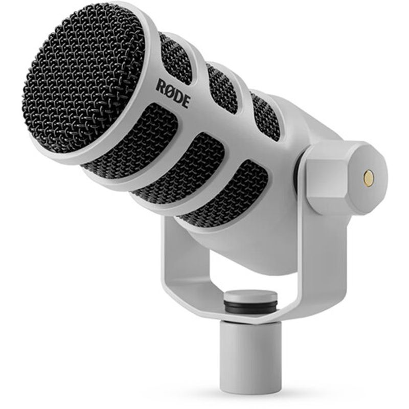 RODE - Rode PodMic USB Versatile Dynamic Broadcast Microphone - Blanco