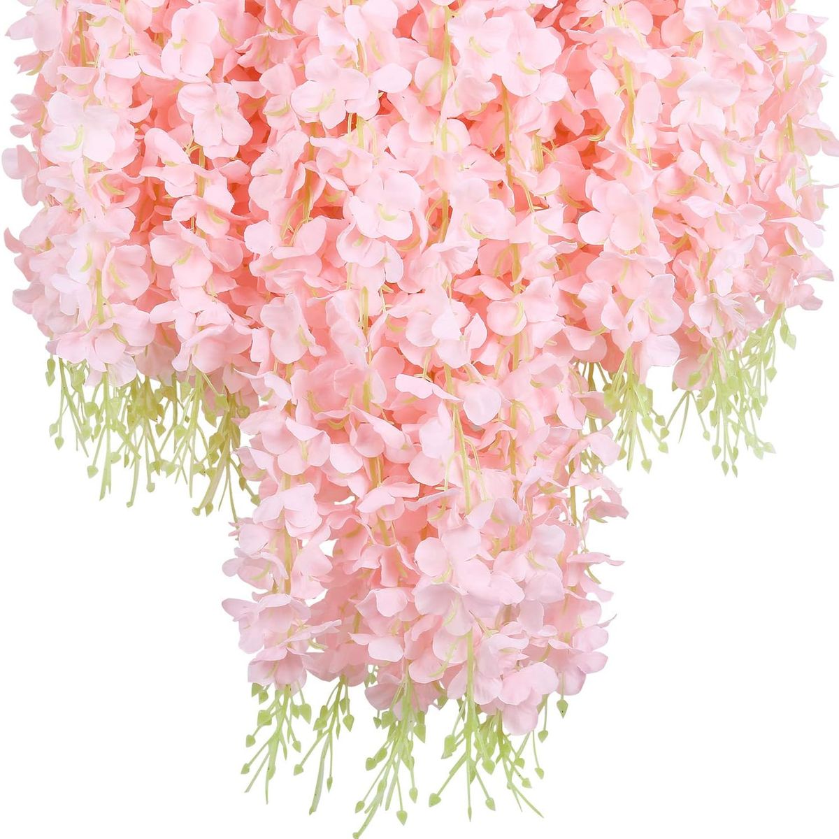 ATURE - Pack 12 Colgantes Flores Artificiales Guirnaldas Decoración