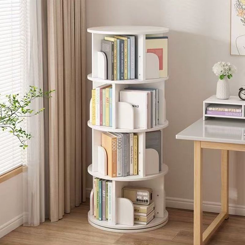 ROHE - Biblioteca Giratoria Librero Organizador Blanco 125x46x46cm