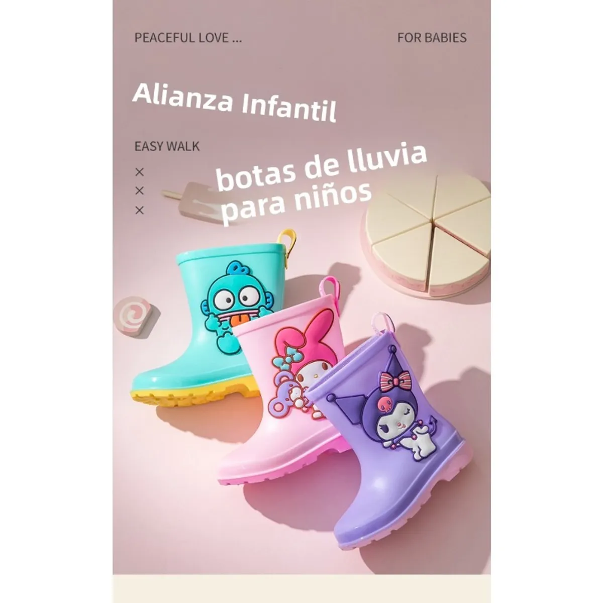 TIOZONEY - Bota de Agua para niños