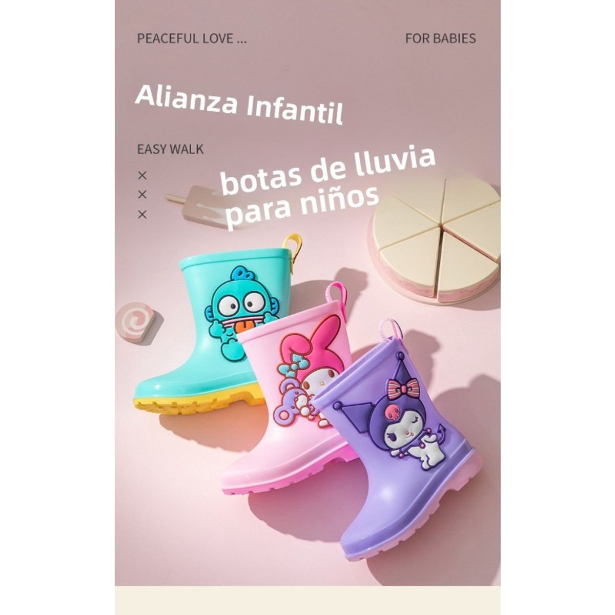 TIOZONEY - Bota de Agua para niños