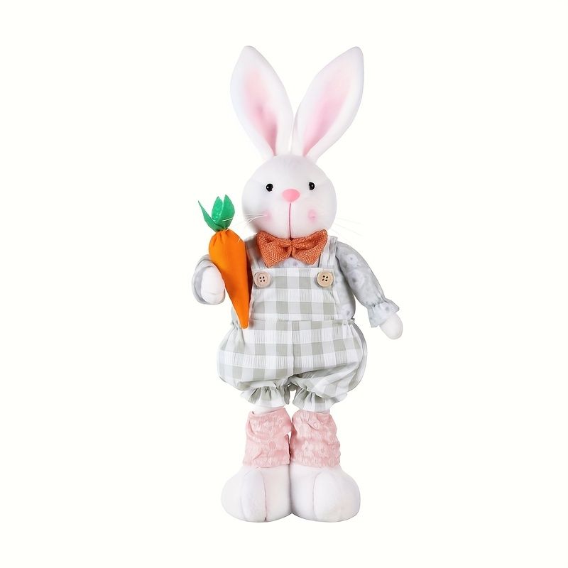 VATYERTY - Decoración de conejo de Pascua 1 o 2 piezas patas extensibles