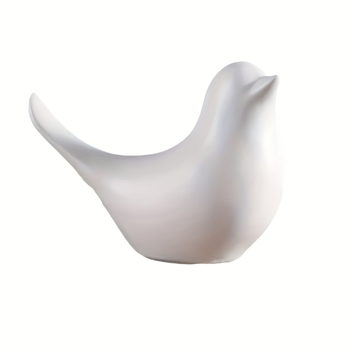 VATYERTY - 1 pieza figura de pájaro de resina blanca moderna y simplista