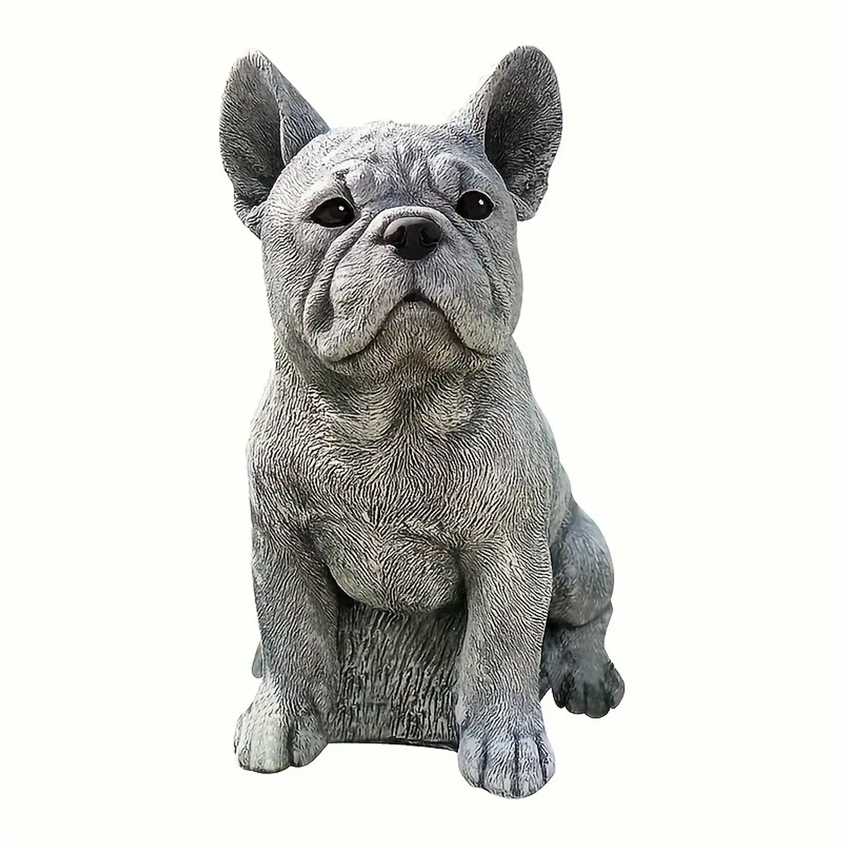 VATYERTY - Estatua realista de bulldog francés de resina