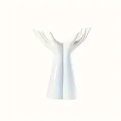 VATYERTY - Elegante florero de cerámica blanco