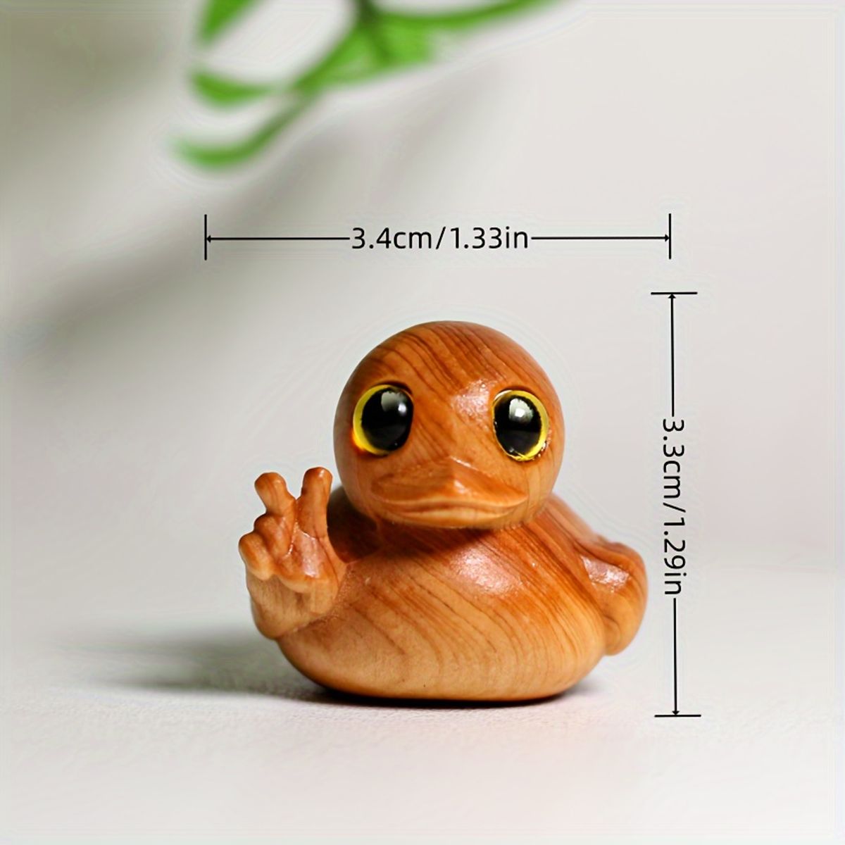 VATYERTY - Encantadora figura de pato de madera