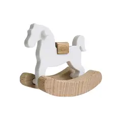 VATYERTY - 1 figura de caballo de madera en miniatura