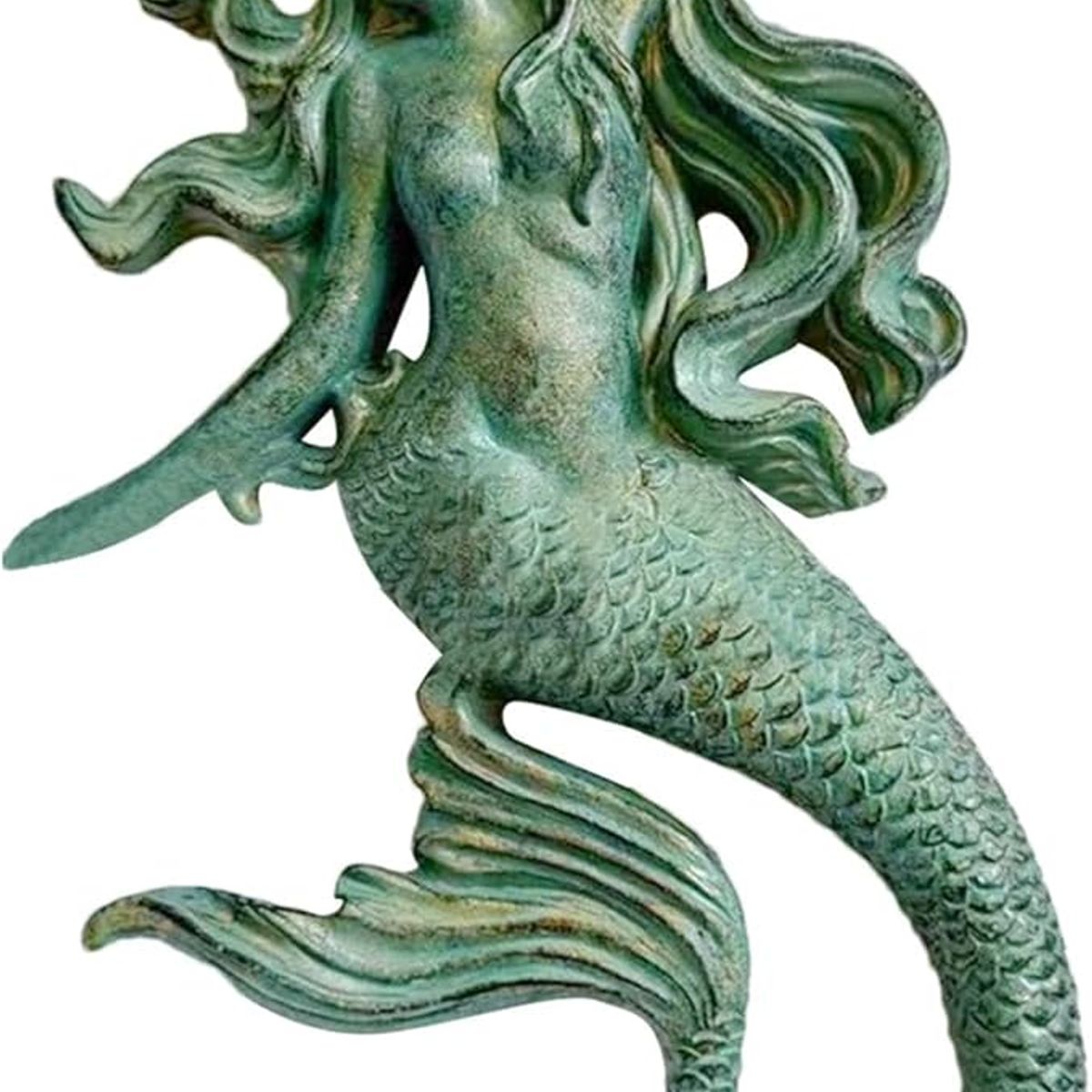 VATYERTY - Colgante de pared de sirena náutica boho-chic