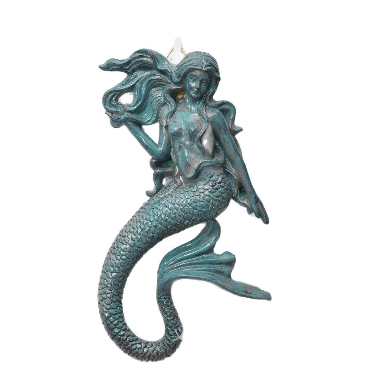 VATYERTY - Colgante de pared de sirena náutica boho-chic