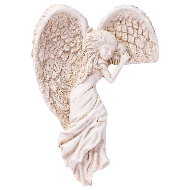 VATYERTY - Colgante de puerta de ángel de la salvación de resina