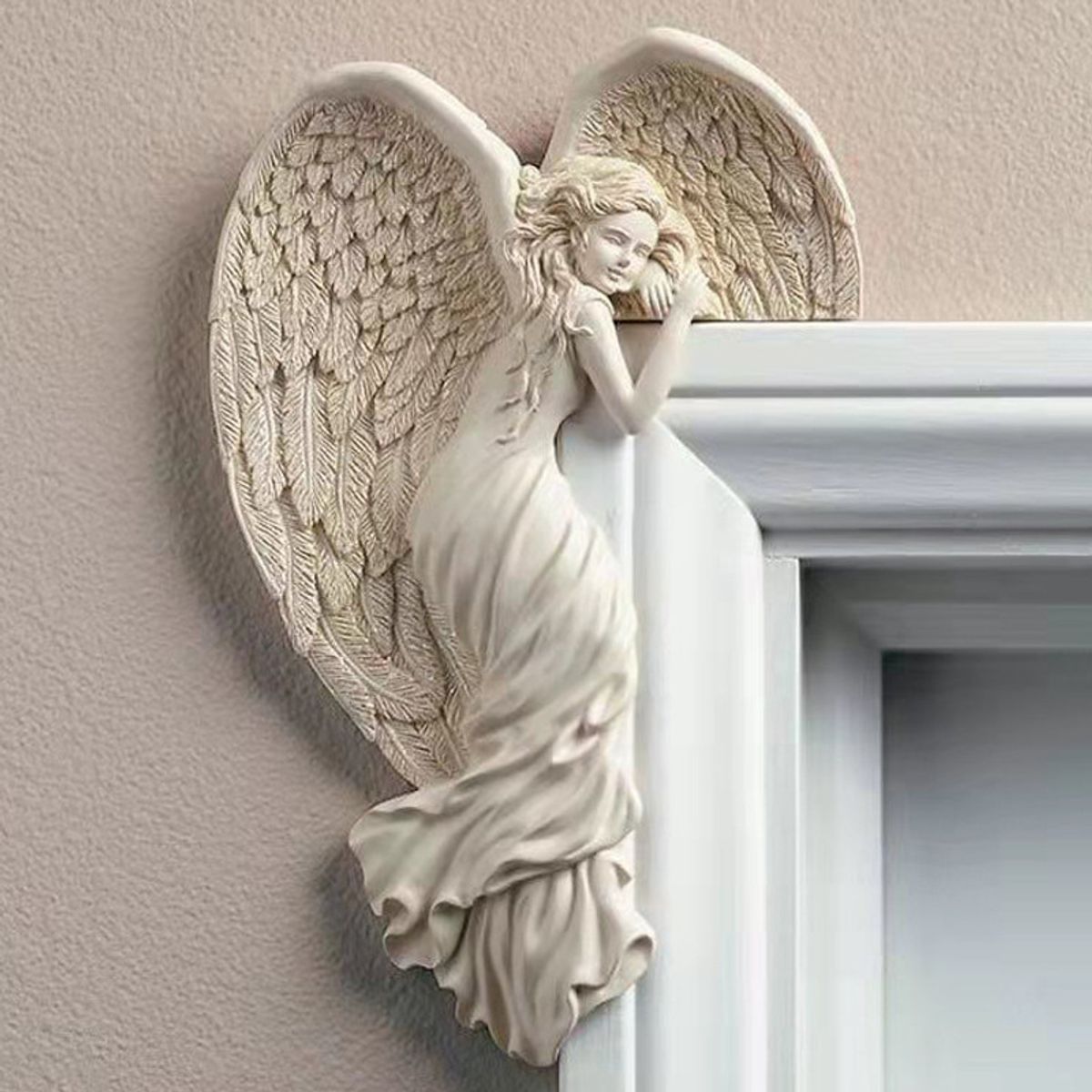 VATYERTY - Colgante de puerta de ángel de la salvación de resina