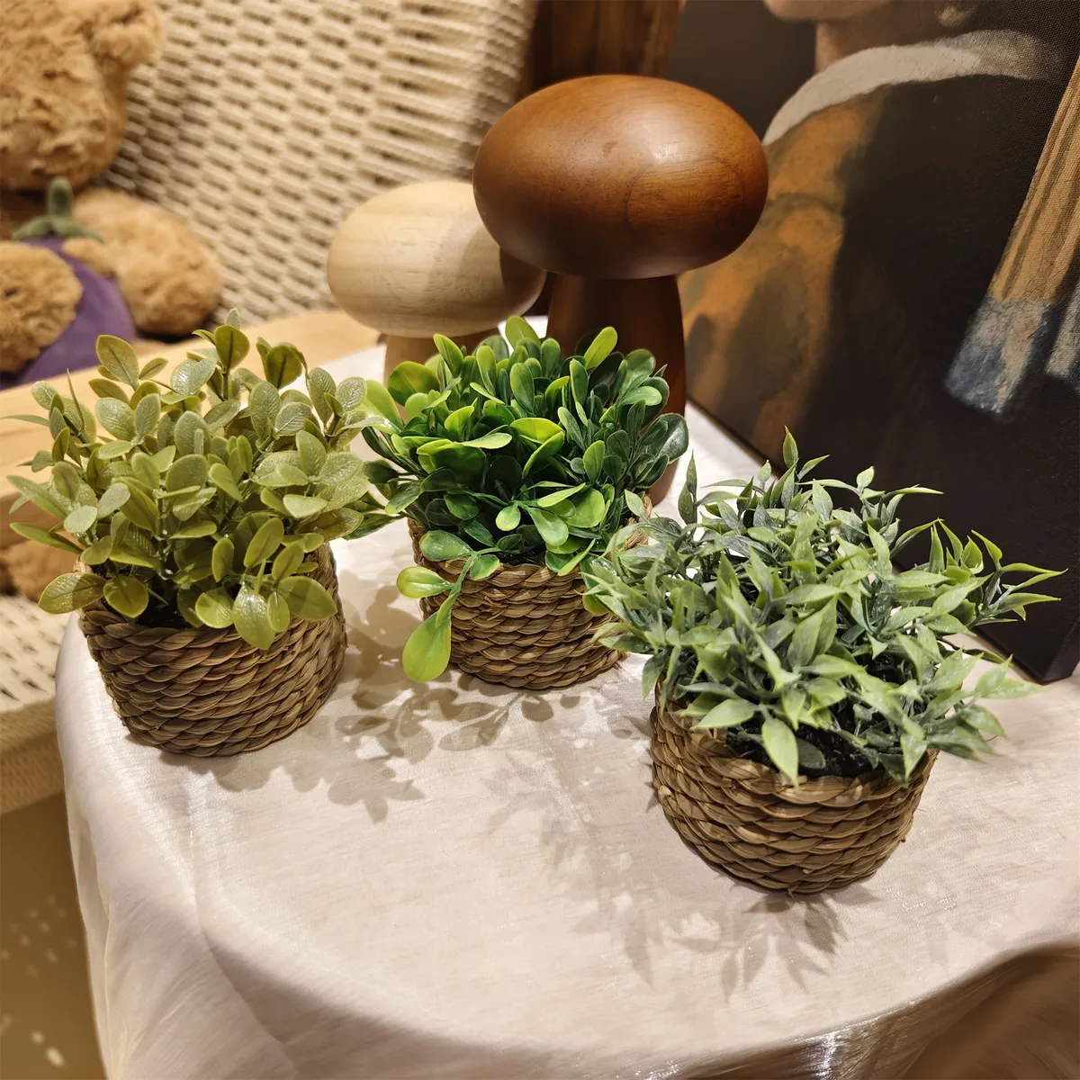 Juego de 3 plantas artificiales, marca VATYERTY - Foto 2