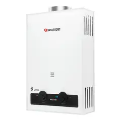 SPLENDID - Calefont 6 litros Gas licuado Tiro natural