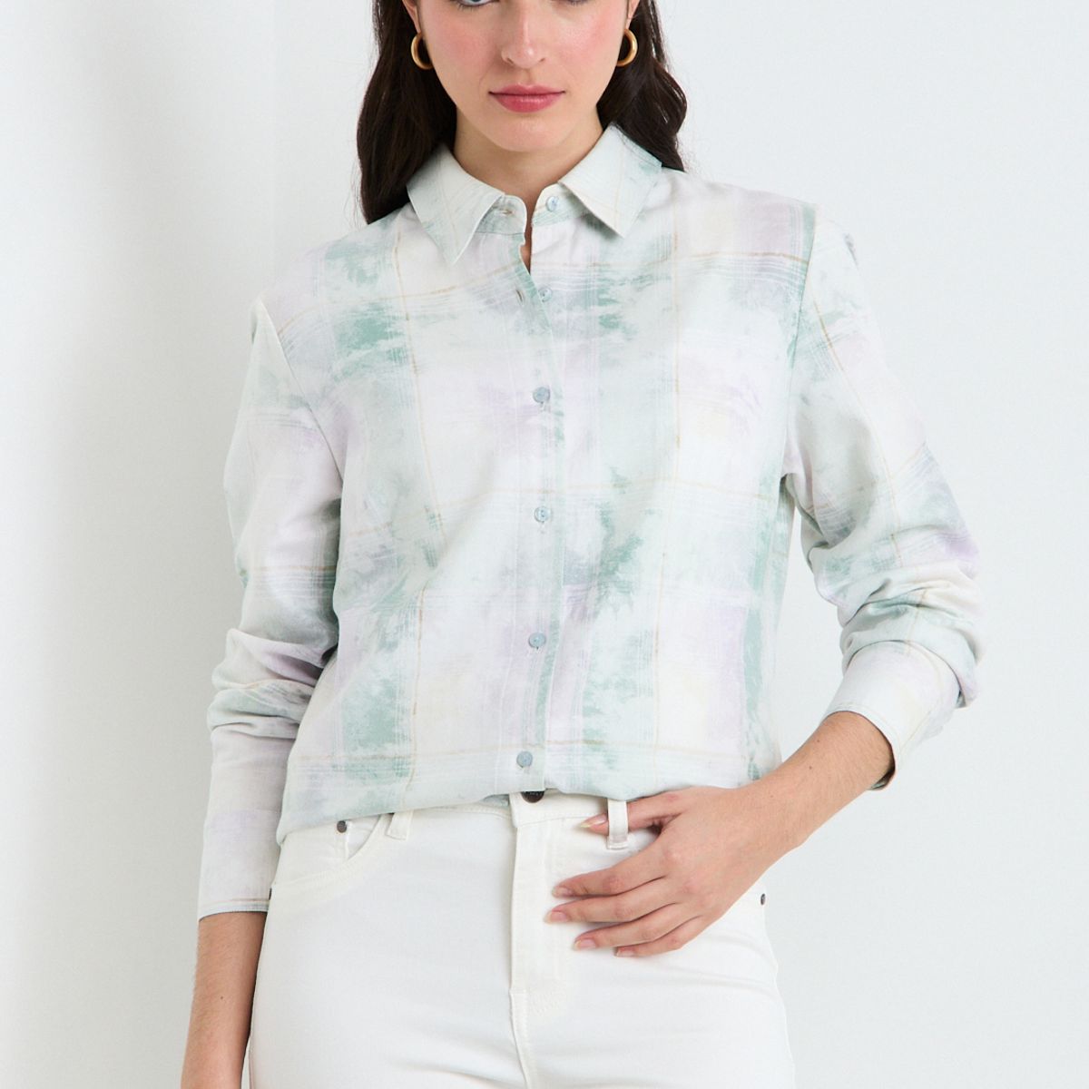 ASH - Blusas Manga Larga Mujer Crudo Ash