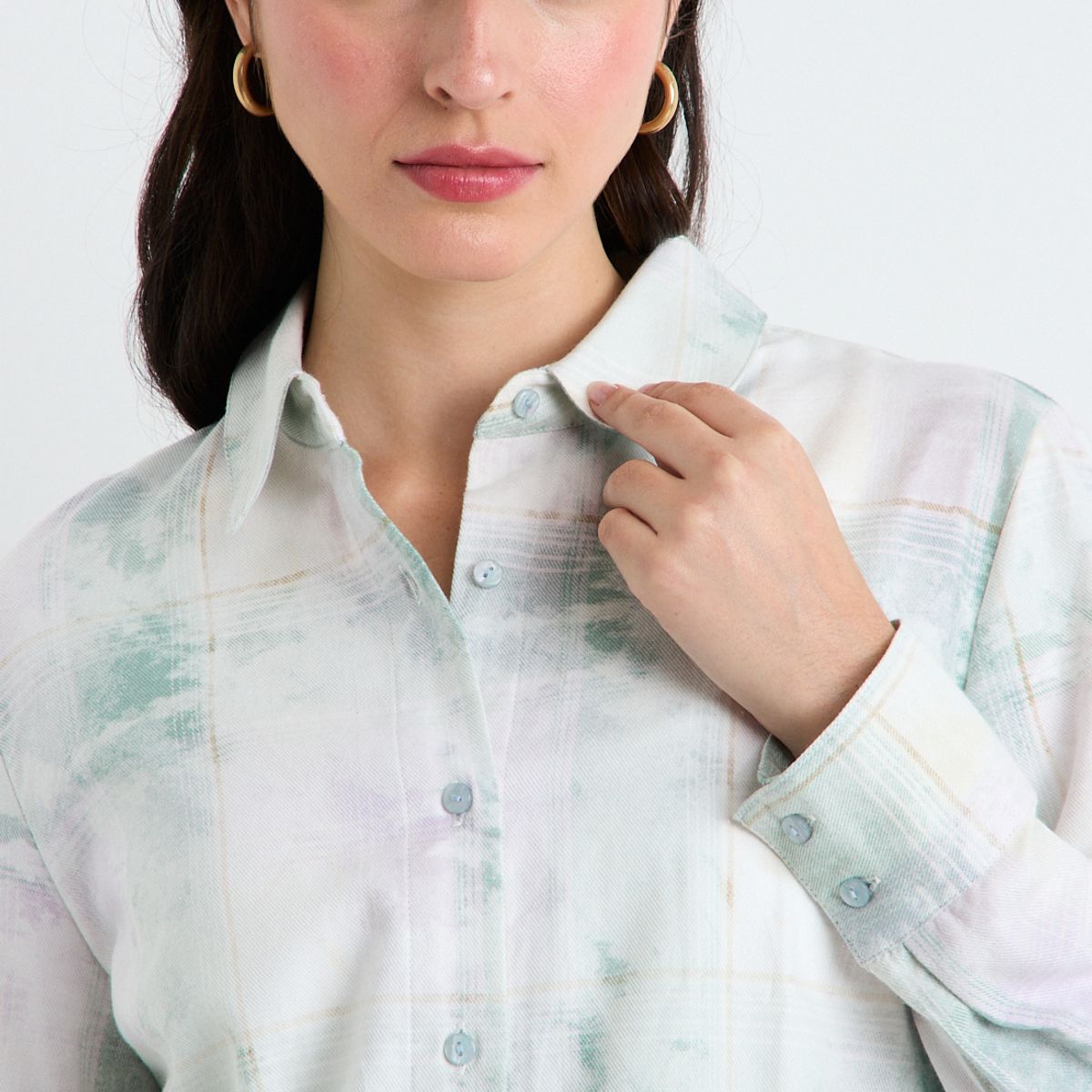 ASH - Blusas Manga Larga Mujer Crudo Ash