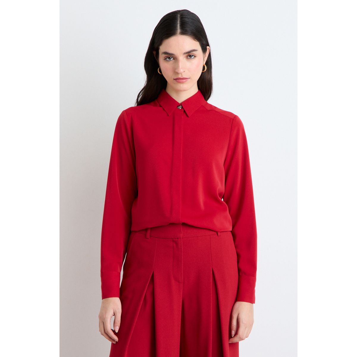 ASH - Blusas Manga Larga Mujer Rojo Ash