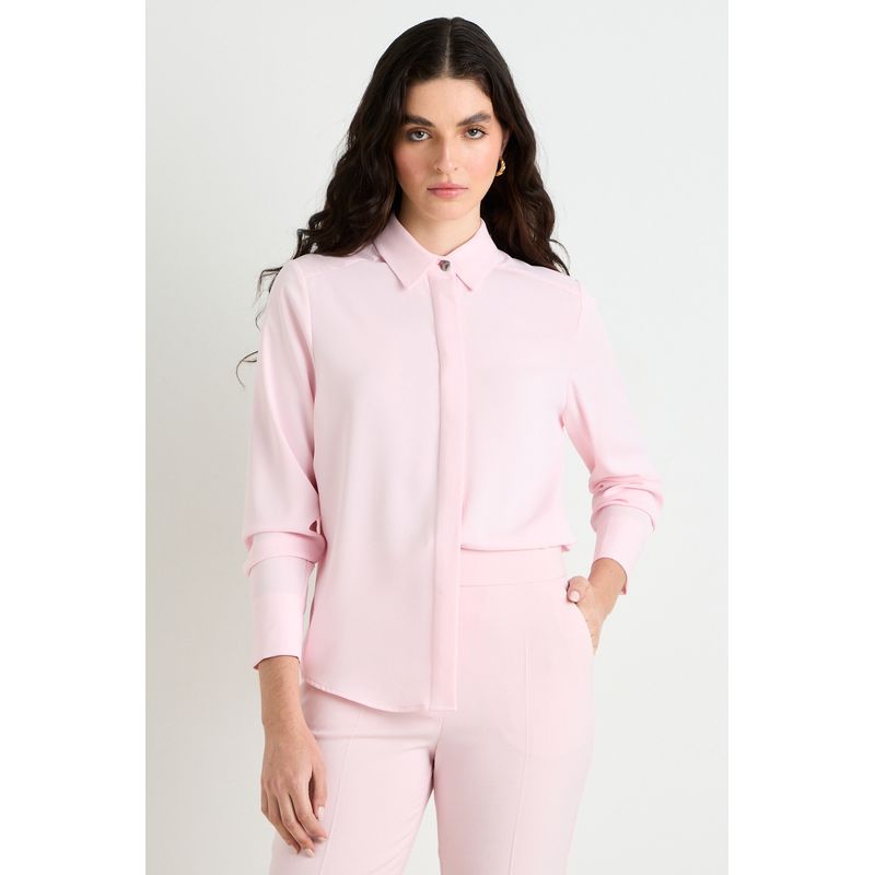 ASH - Blusas Manga Larga Mujer Rosa Ash